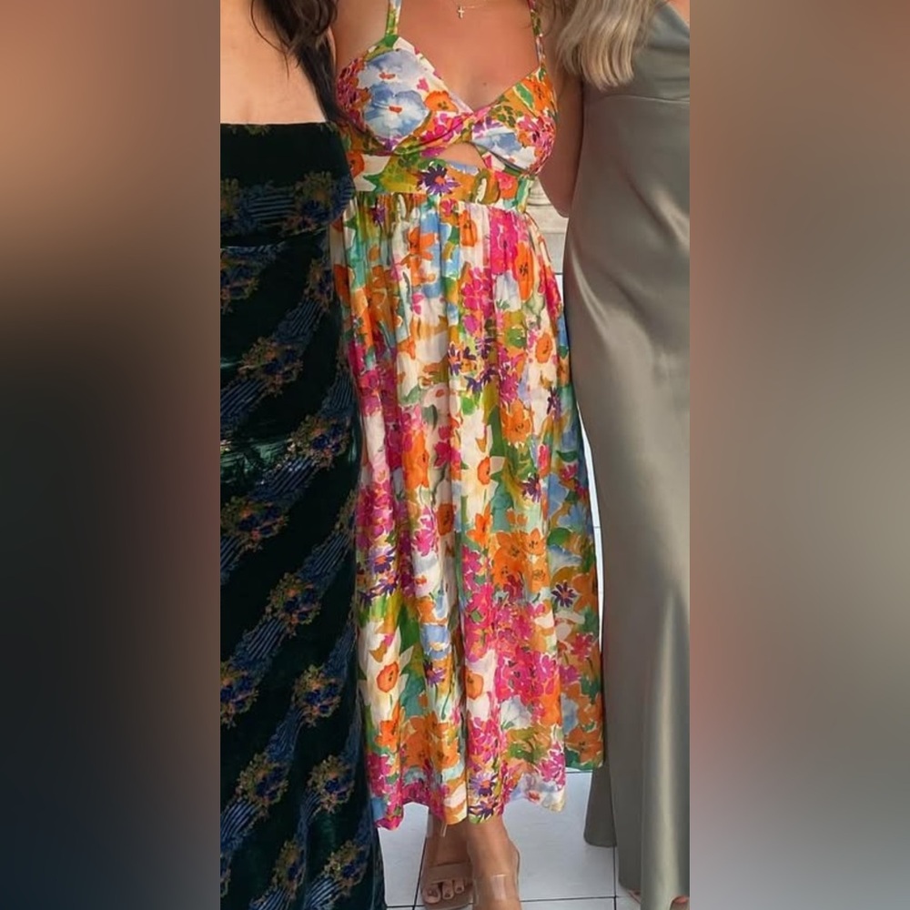 & Other Stories floral maxi dress
